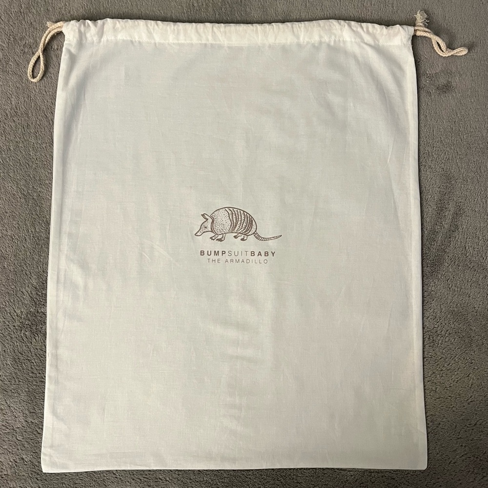 Bumpsuit Baby The Armadillo Cream Muslin Drawstring Dust Bag/Pouch